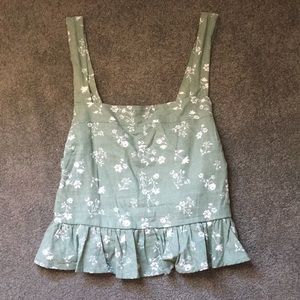 Pacsun cropped tank top